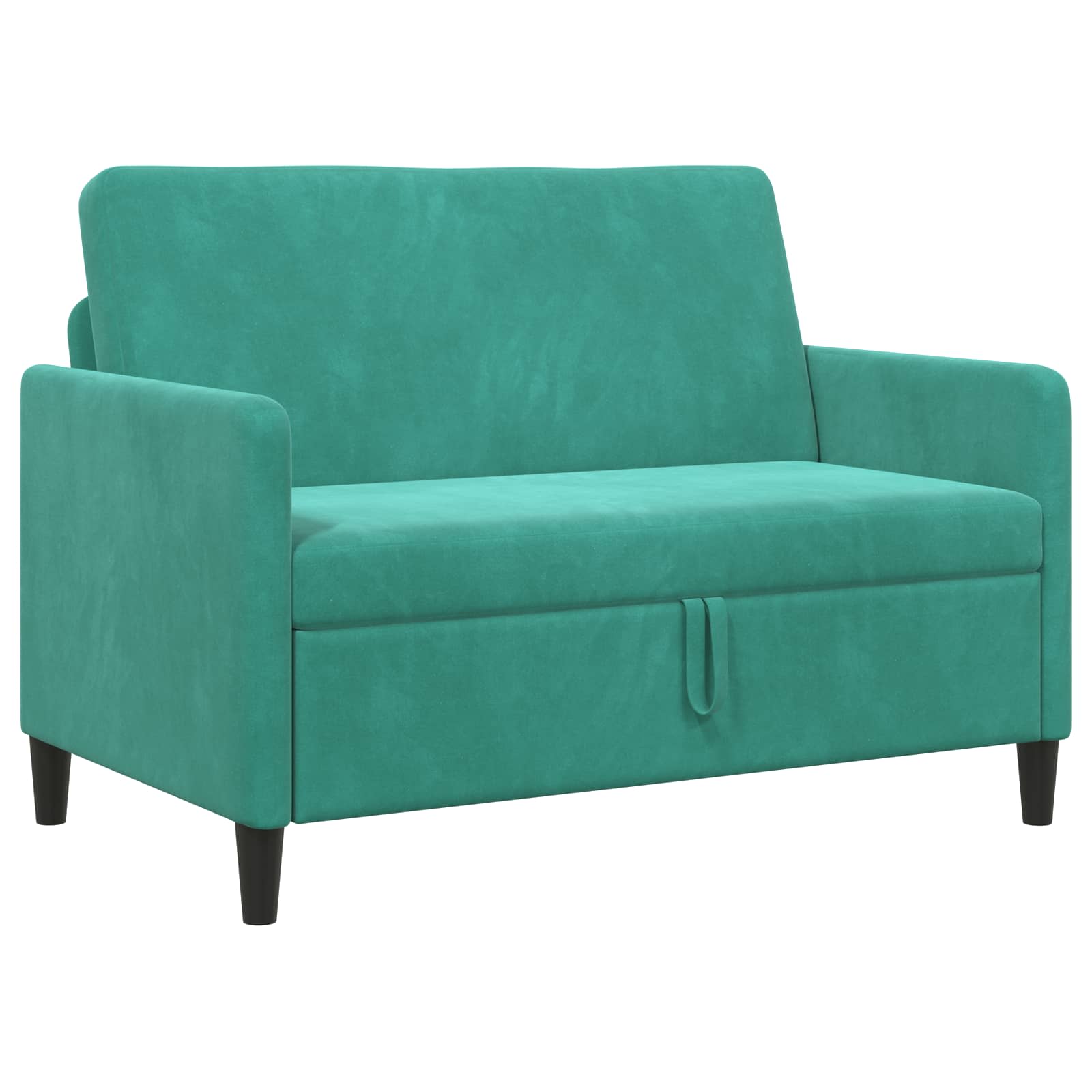 Soffa med förvaring Turkos 122 x 78 x 87 cm Polyester