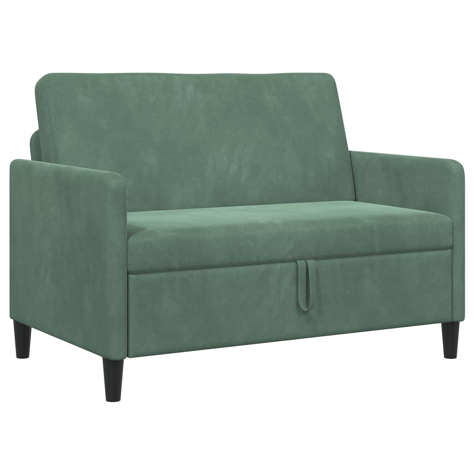 Soffa med förvaring Havgrön 122 x 78 x 87 cm Polyester
