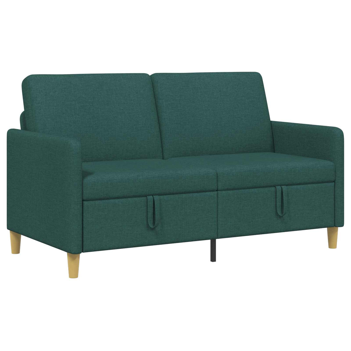 Soffa med förvaring Mörkgrön 152 x 78 x 87 cm Polyester