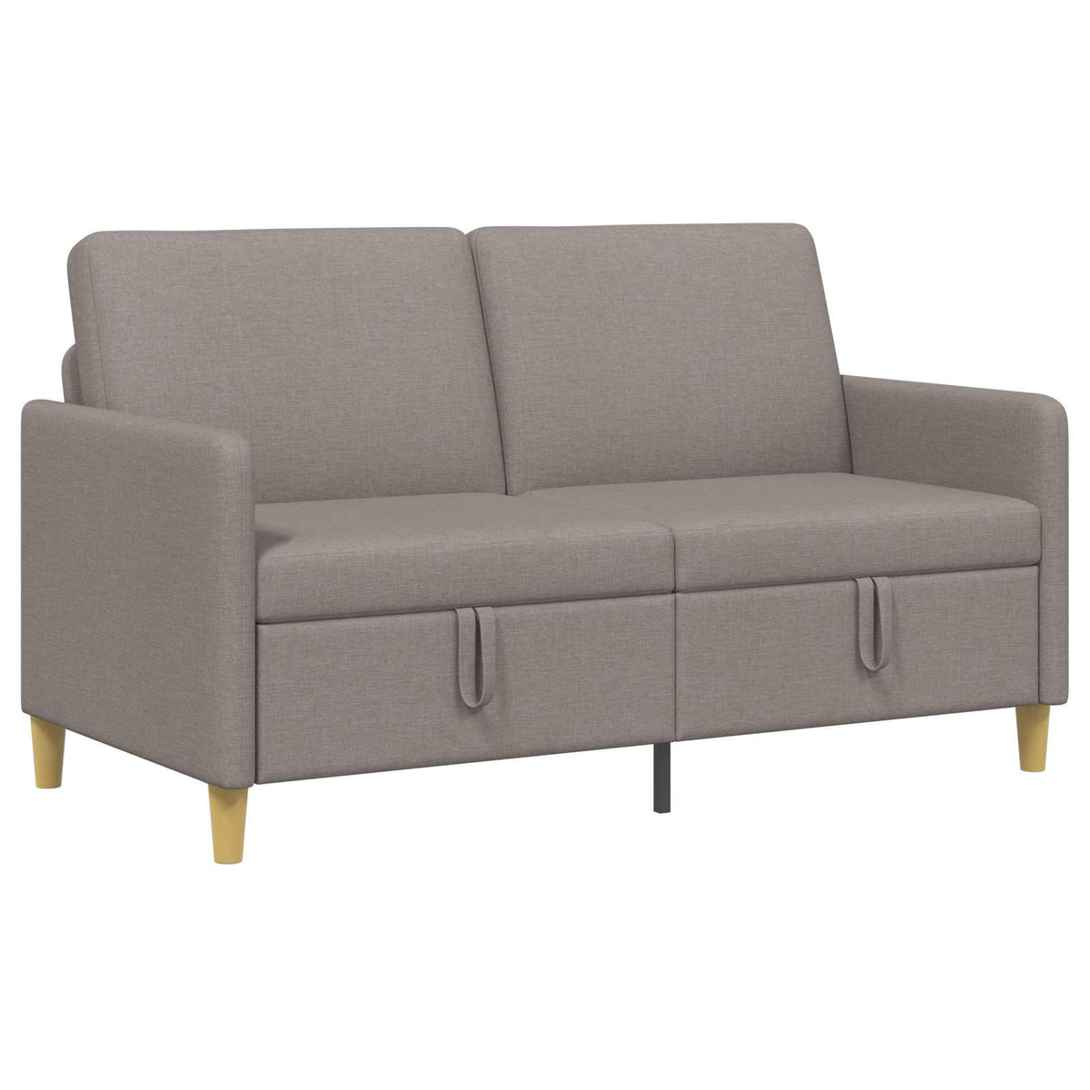 Soffa med förvaring Taupe 152 x 78 x 87 cm Polyester
