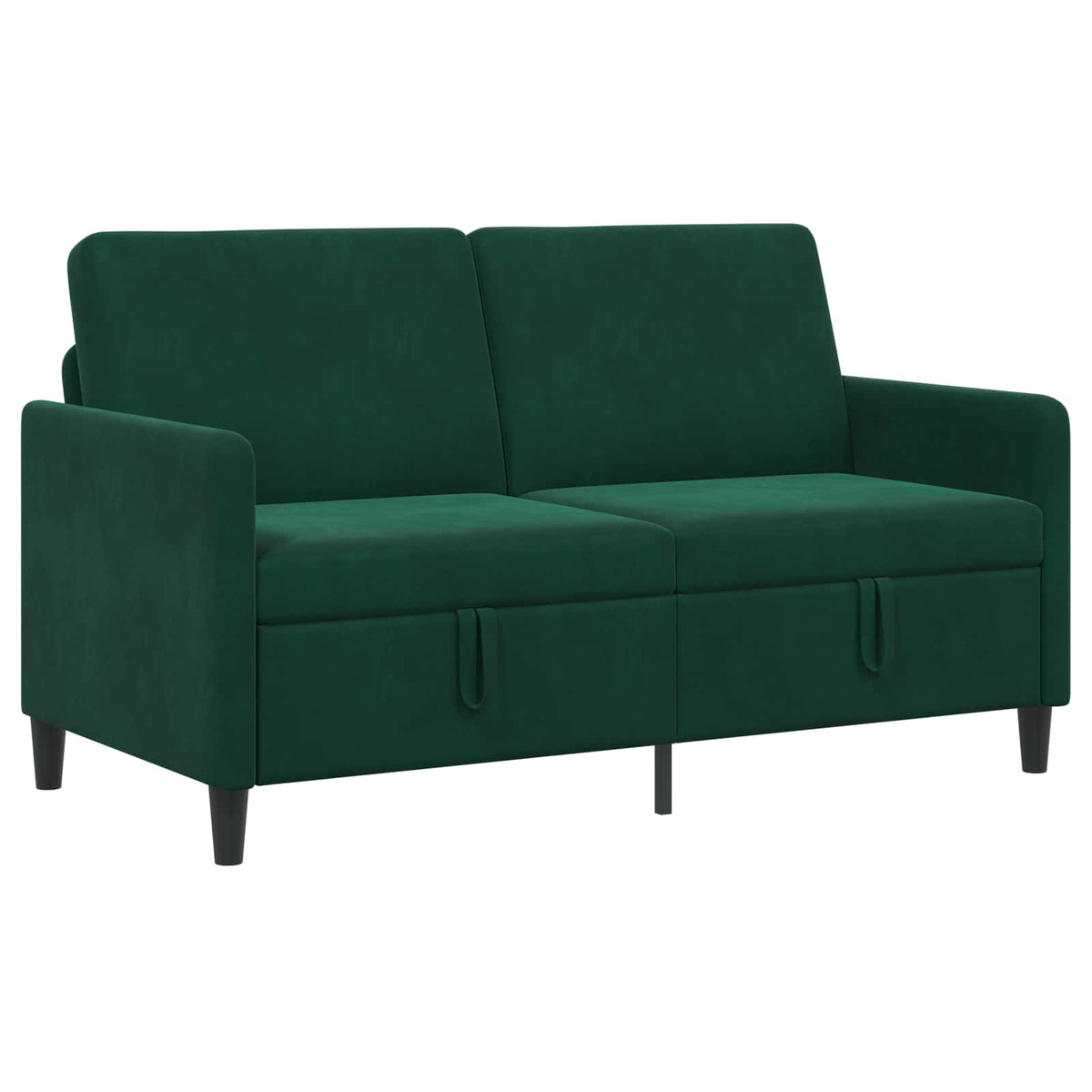 Soffa med förvaring Mörkgrön 152 x 78 x 87 cm Polyester
