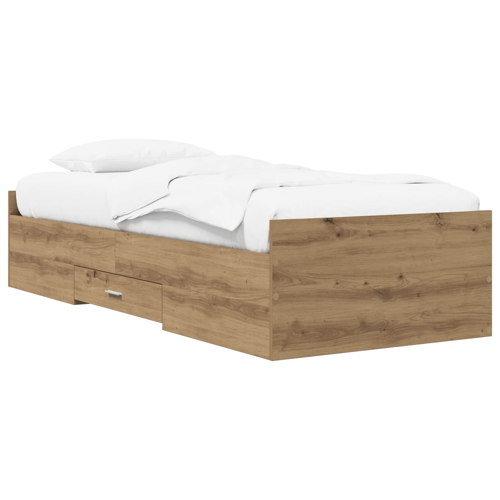 Sängram med förvaring Artisan-ek 80 x 200 cm Konstruerat trä