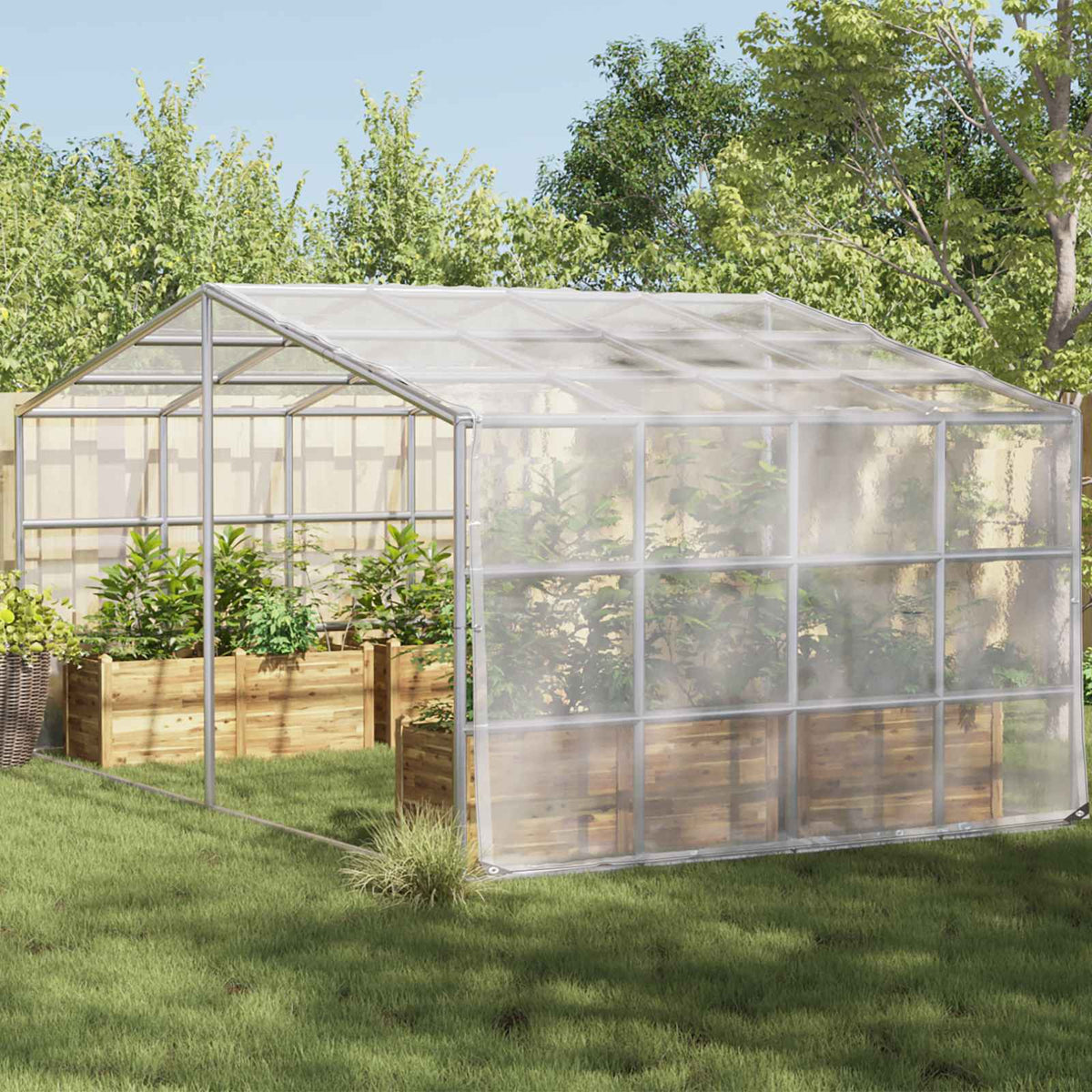 Växtskydd Transparent 7 x 4 m PE