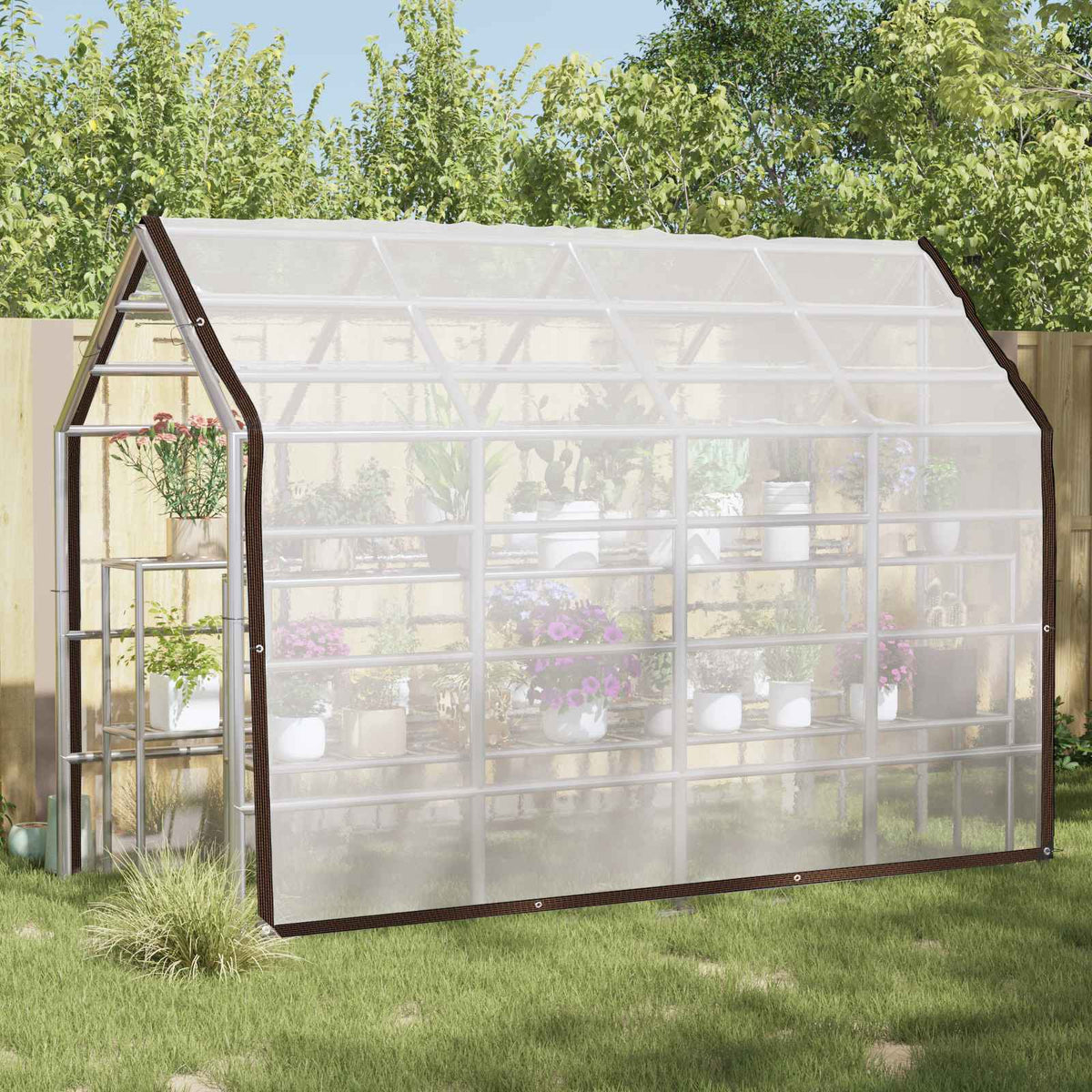 Växtskydd Transparent 3 x 3 m PE