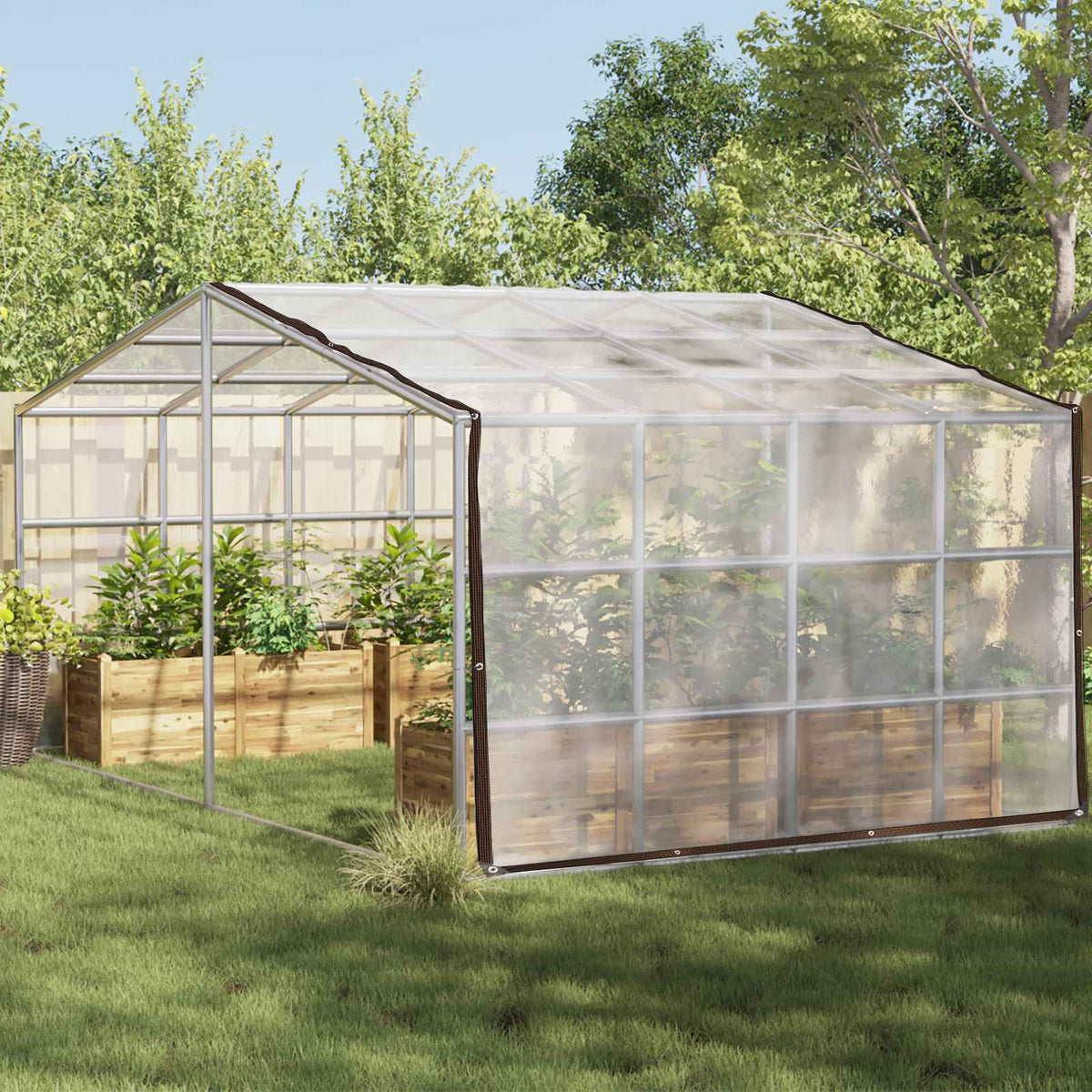 Växtskydd Transparent 7 x 5 m PE