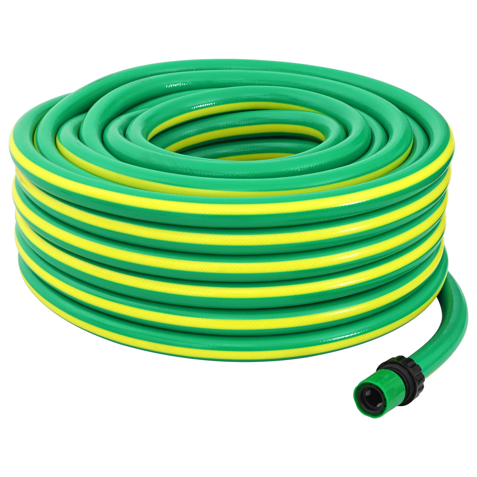 Trädgårdsslang 5-lagers Grön och Gul 19 mm PVC