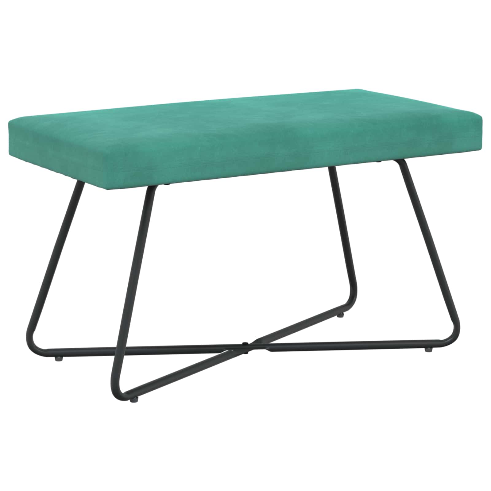 bänk Turkos 80 x 40 x 45 cm Sammet