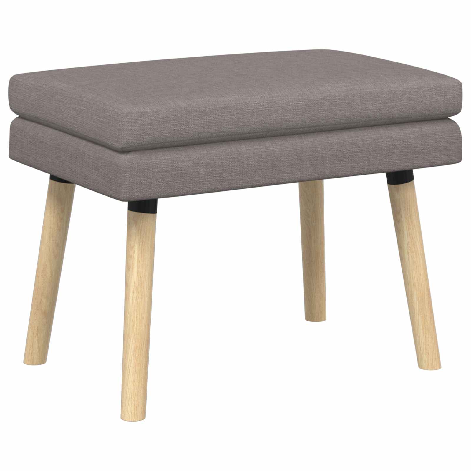 Dubbel-lager bänk Taupe 60 x 40 x 46 cm Tyg