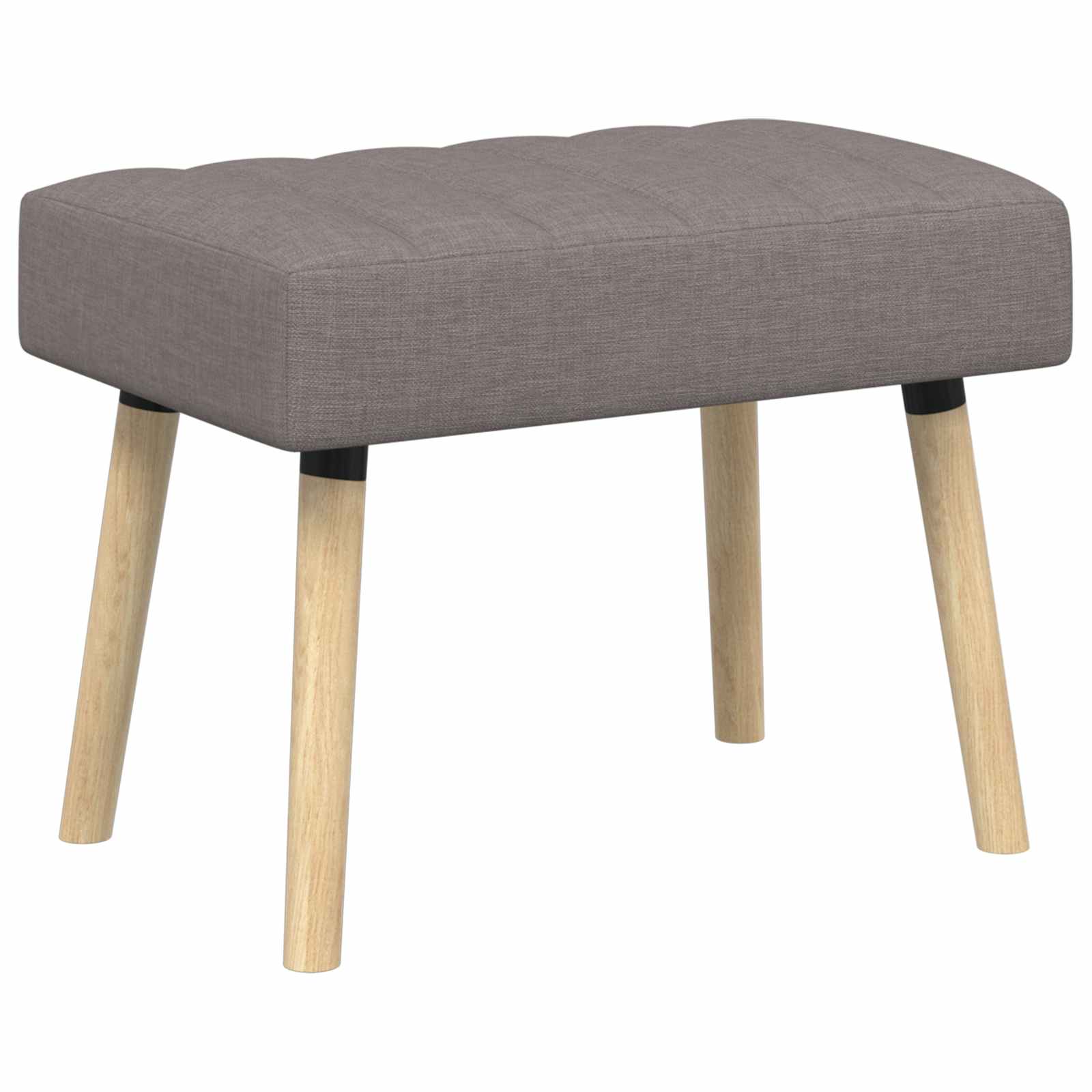 Kanalstoppad Bänk Taupe 60 x 40 x 45 cm Tyg