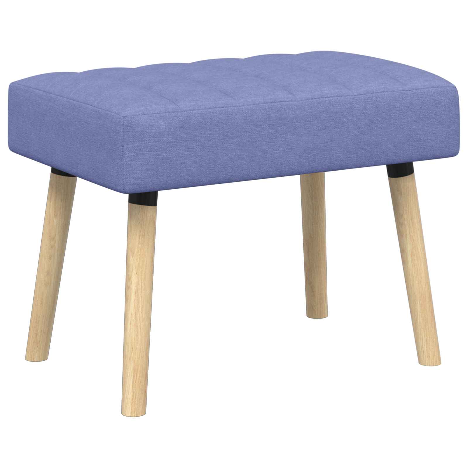 Kanalstoppad Bänk Jeansblå 60 x 40 x 45 cm Tyg