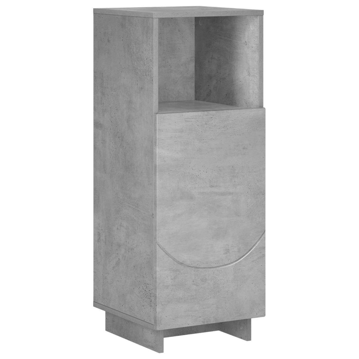 Badrumsskåp Betonggrå 36,5 x 38 x 95 cm Konstruerat trä