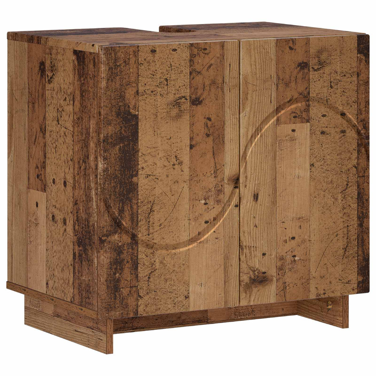 Badrumsskåp Gammalt trä 60 x 41 x 58 cm Konstruerat trä