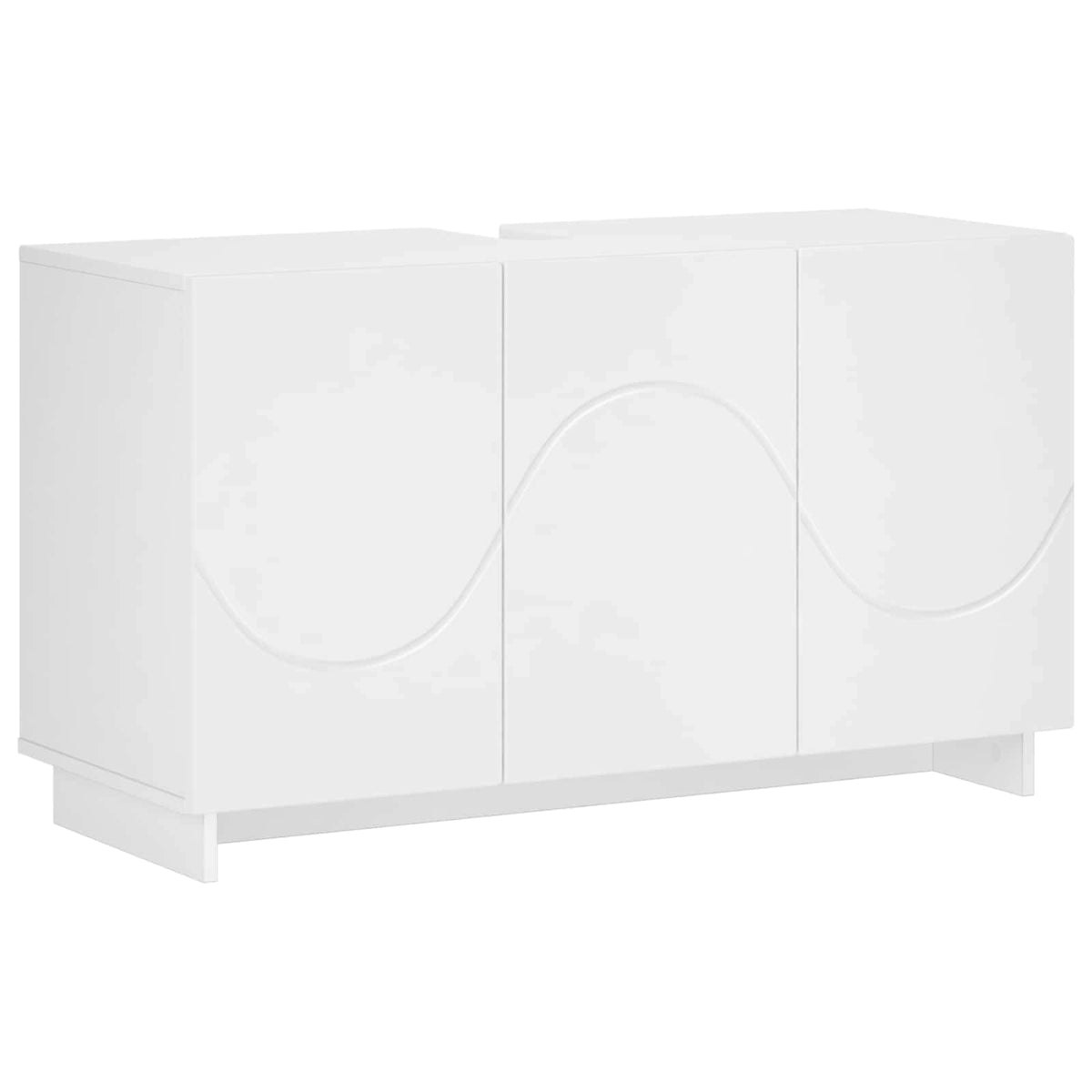 Badrumsskåp Vit 101 x 41 x 58 cm Konstruerat trä