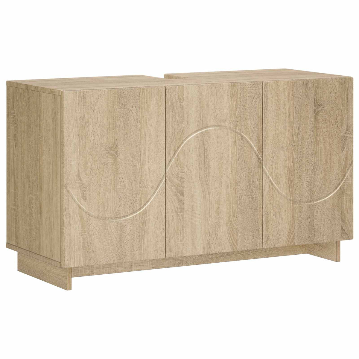 Badrumsskåp Sonoma-ek 101 x 41 x 58 cm Konstruerat trä