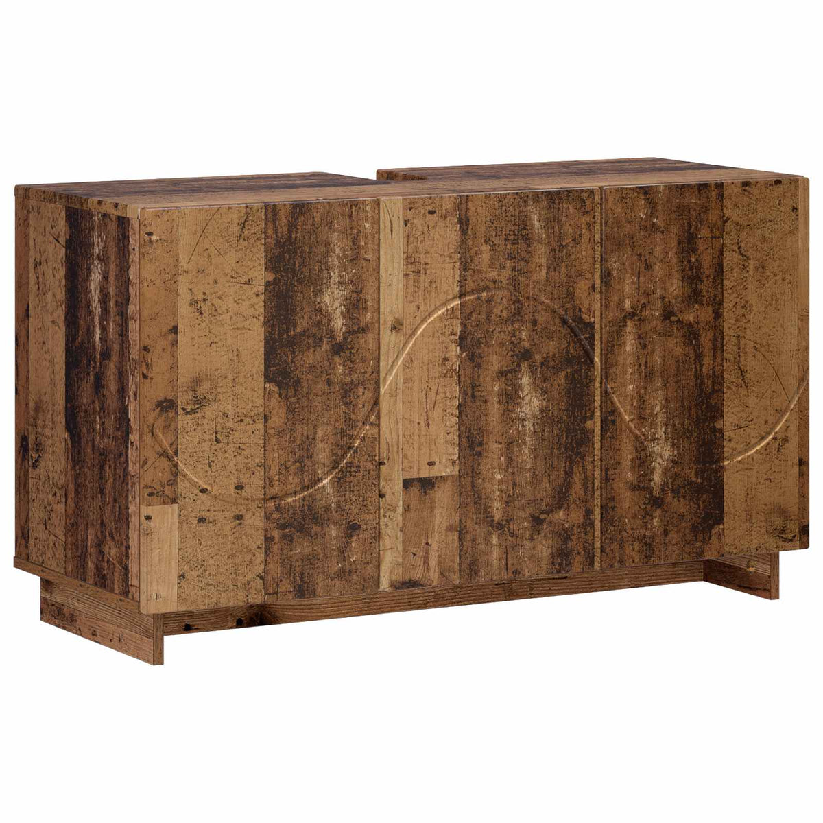 Badrumsskåp Gammalt trä 101 x 41 x 58 cm Konstruerat trä