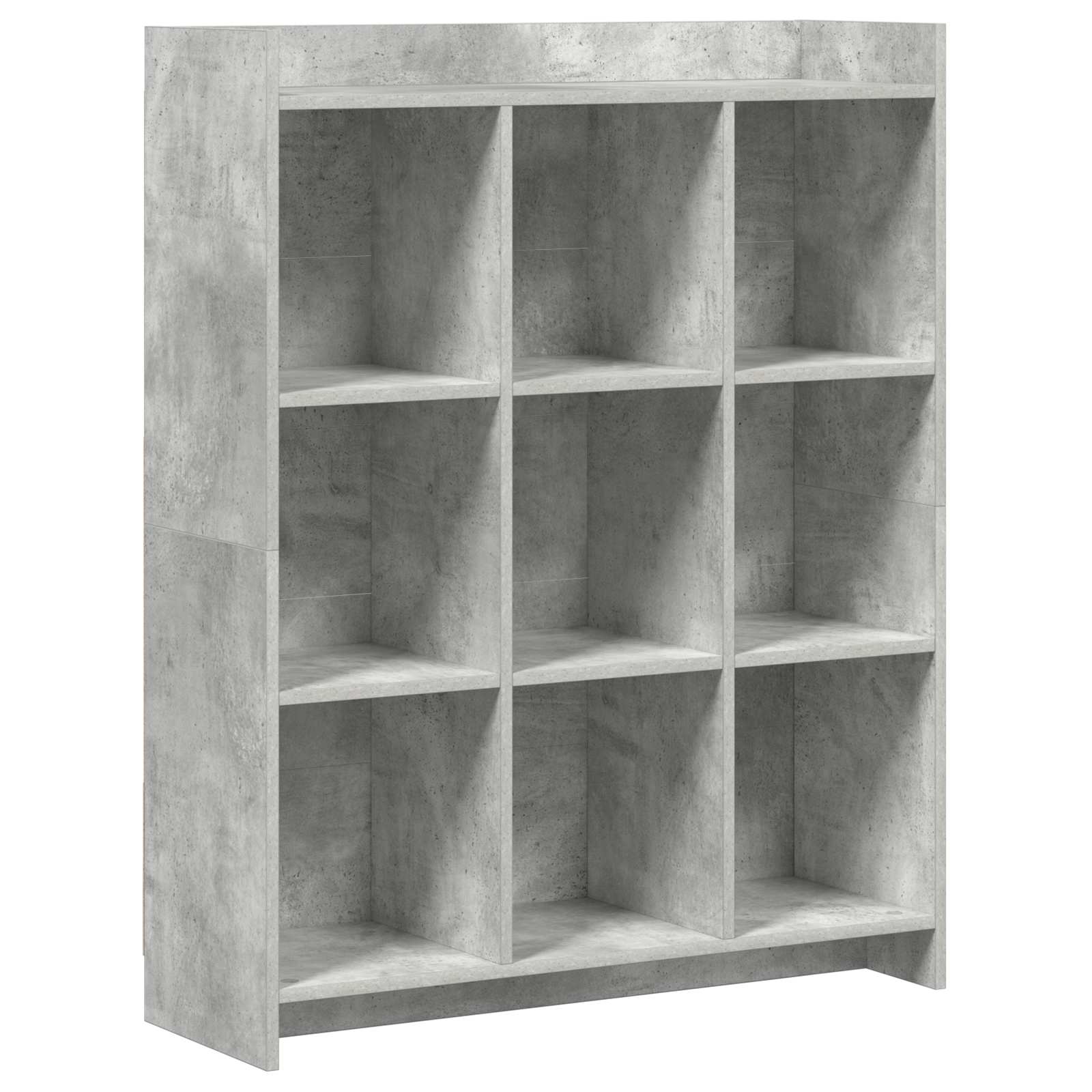 Bokhylla Betonggrå 87,5 x 30 x 111 cm Konstruerat trä