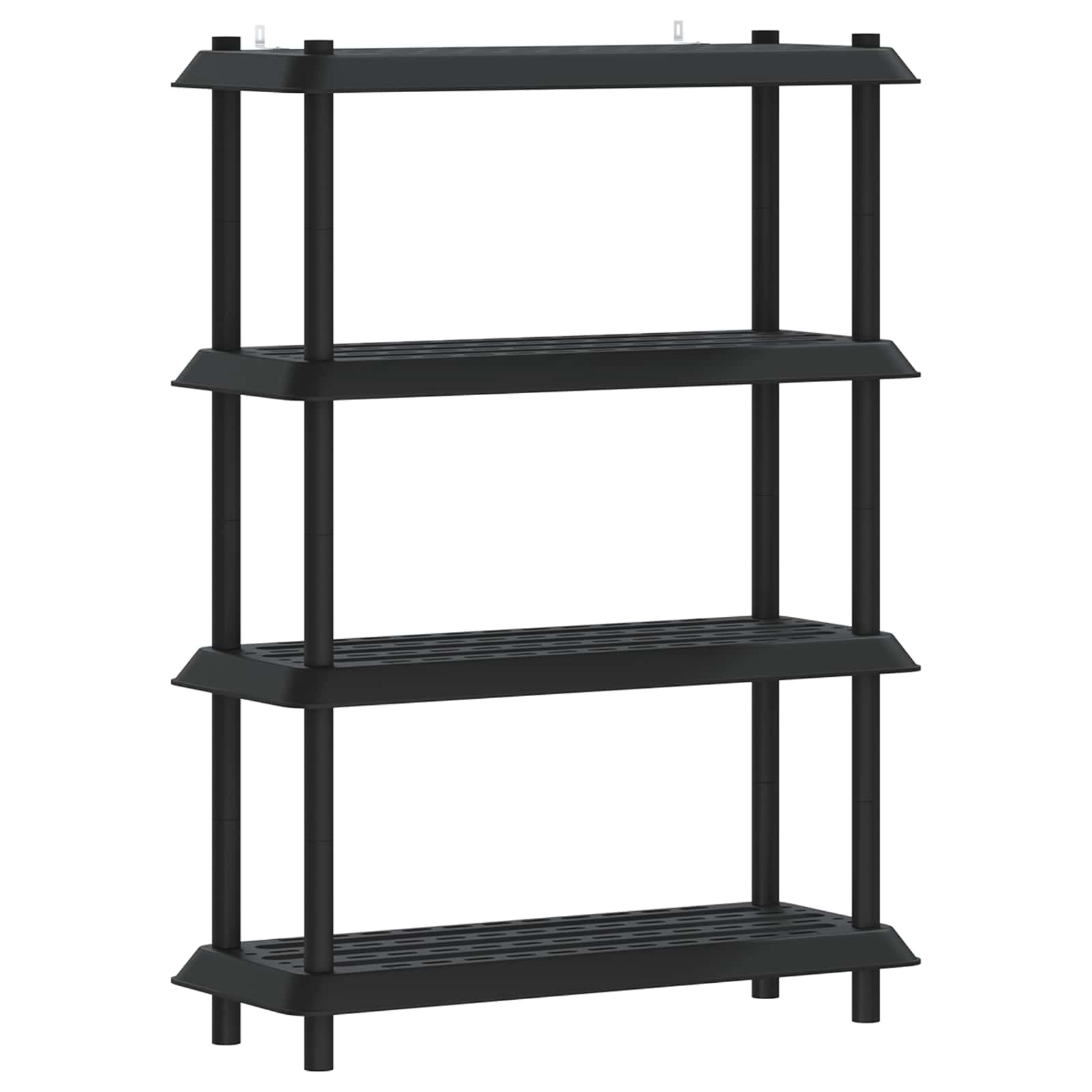 Hyllsystem 4 nivåer 100 x 40 x 136,5 cm PP Antracit