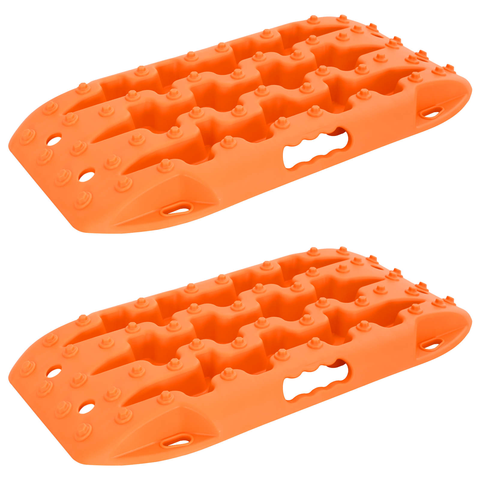 Traktionsplatta 2 st Orange 57,5x30,5x5,5 cm Förstärkt nylon