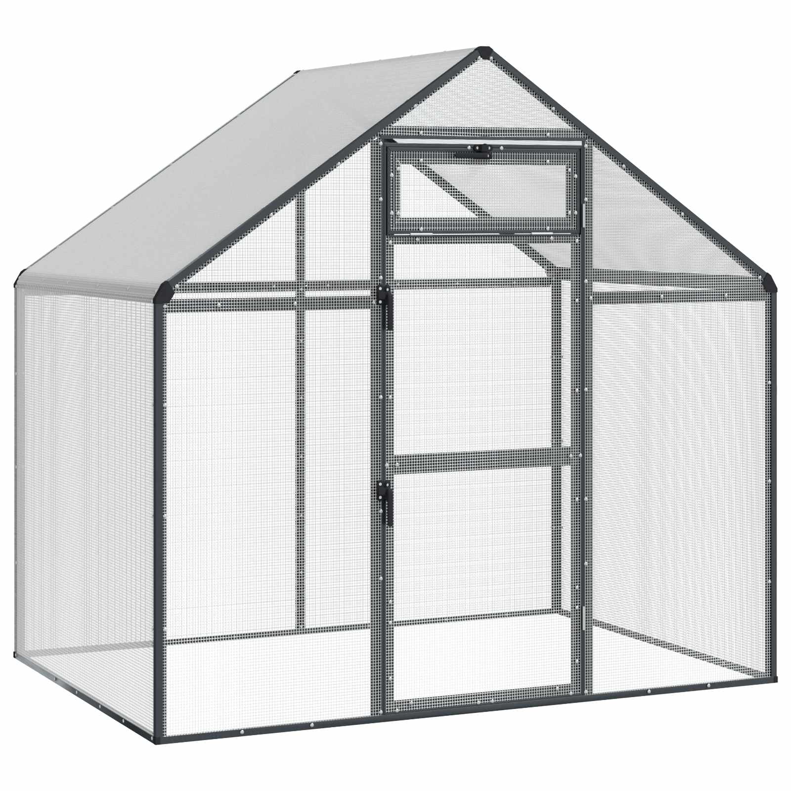 Fågelbur Antracit 181,5 x 112 x 173,5 cm