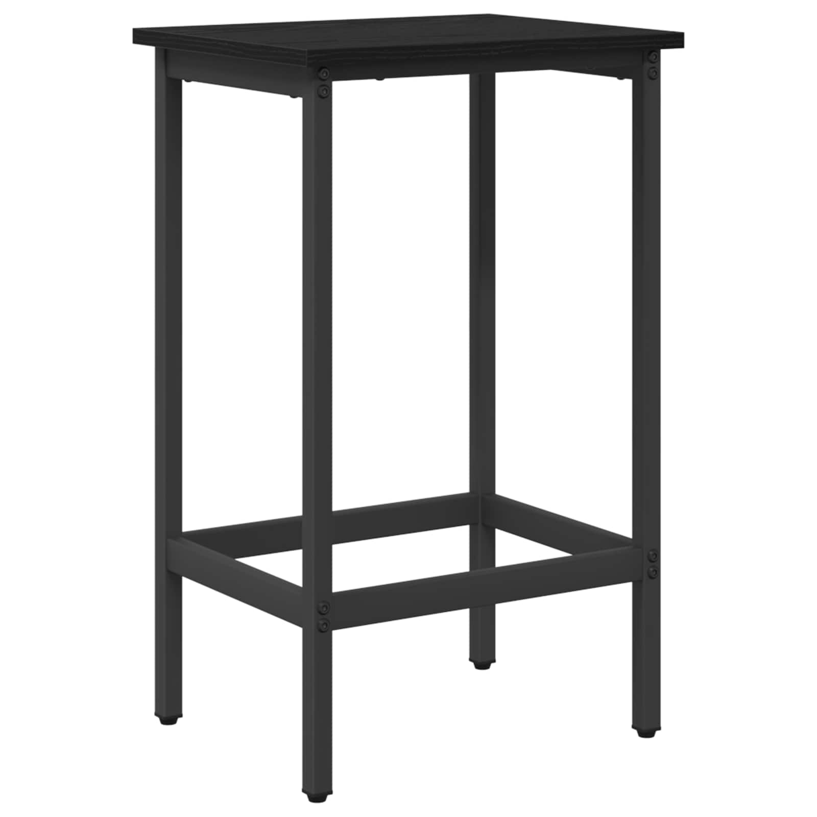 Barpall Svart ek 40 x 32 x 64 cm Konstruerat trä