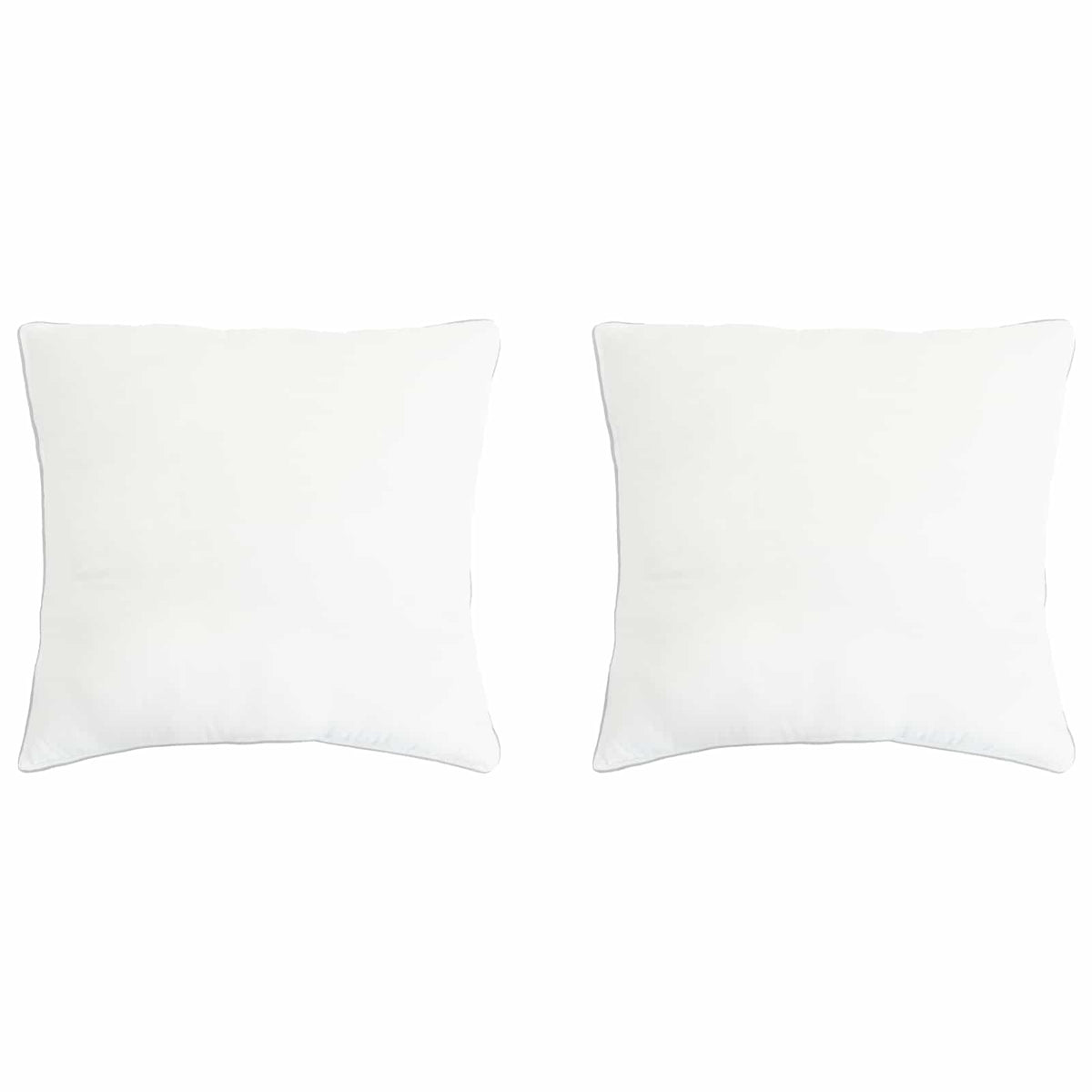 Kudde 2 st 50 x 50 cm Bambufiber Vit