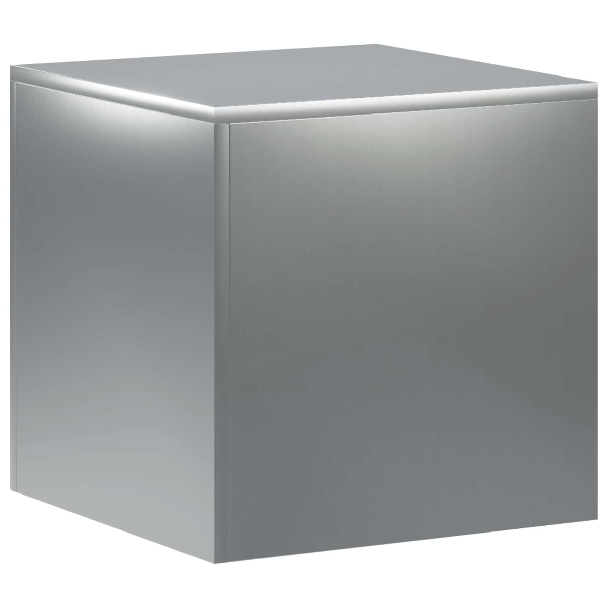 Växtställ Silver 40 x 40 x 40 cm Stål