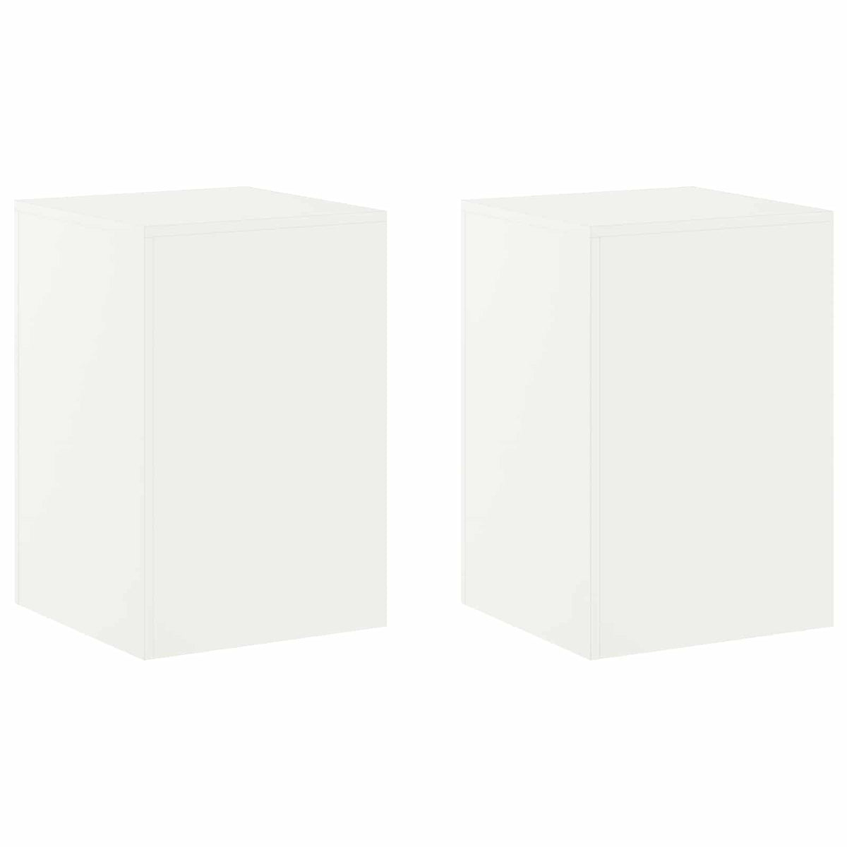 Växtställ 2 pcs Vit 40 x 40 x 60 cm Stål