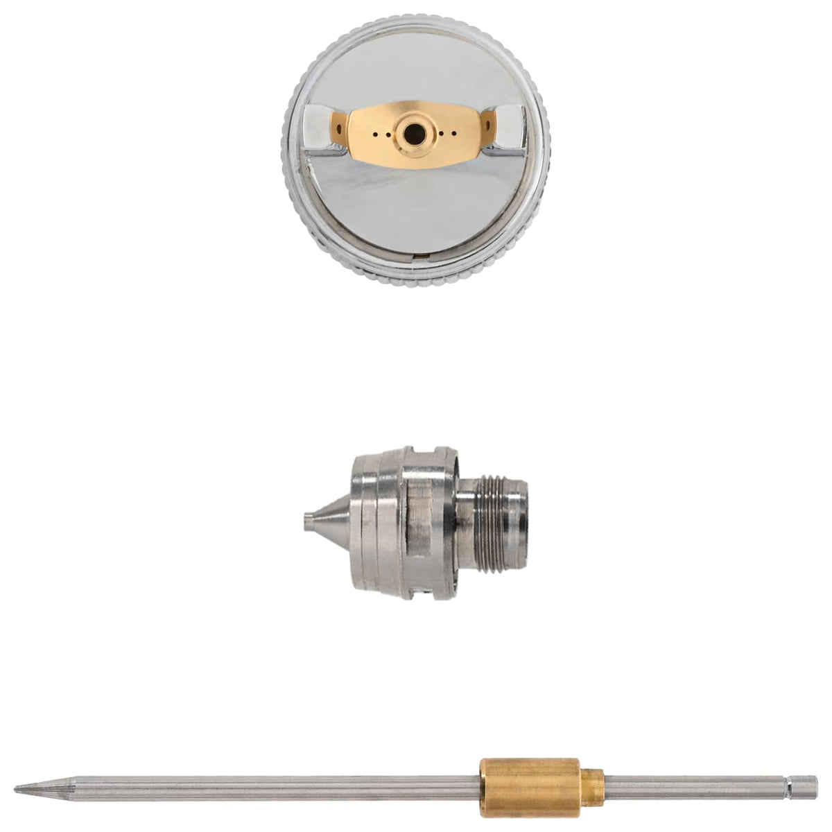 HVLP Sprutpistol Munstycke 2,5 mm Munstycke Silver