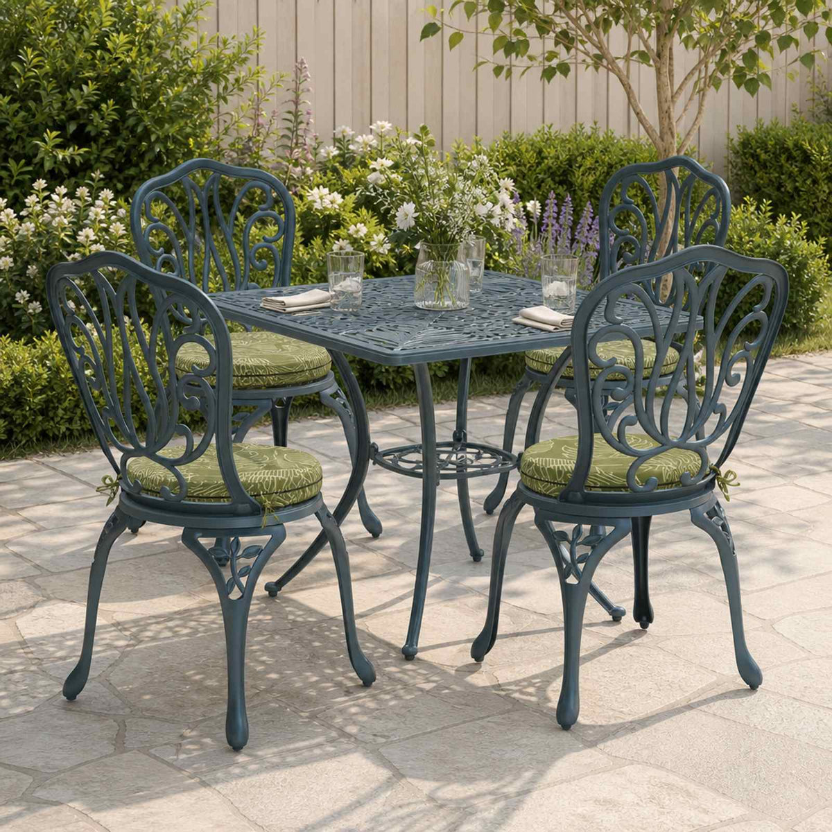 4-delade Sittdynor SOEST 4 st 100% Polyester Bladdesign
