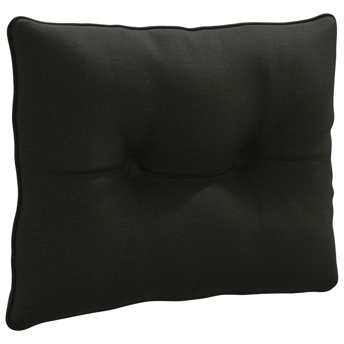 Ryggkudde PUTTEN 100% Polyester Svart 60 x 40 x 10 cm