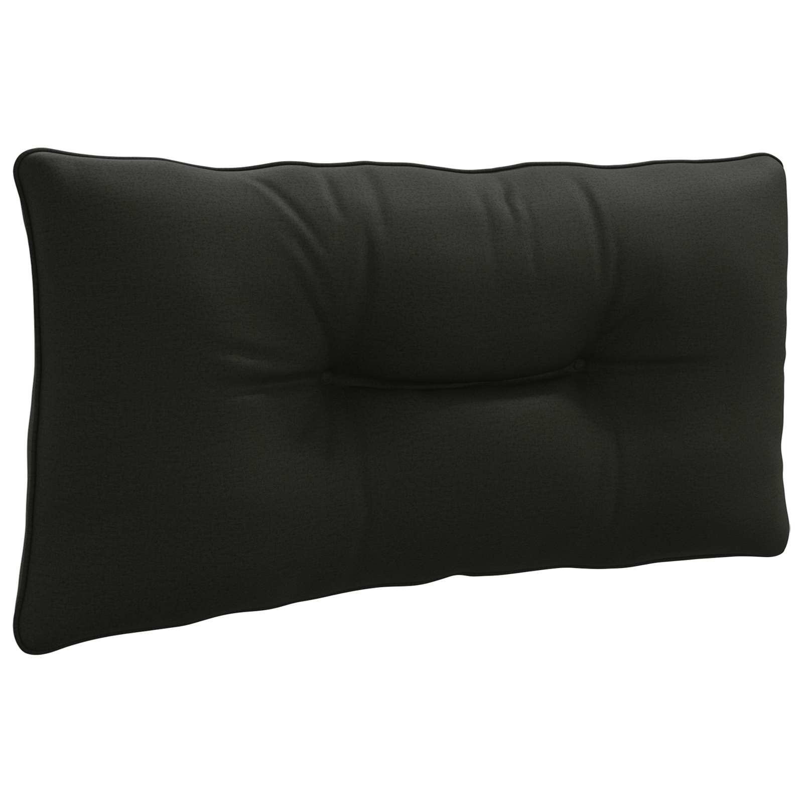Ryggkudde PUTTEN 100% Polyester Svart 70 x 40 x 10 cm