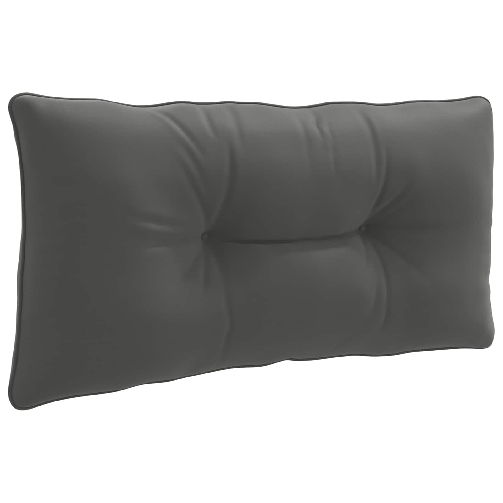 Ryggkudde PUTTEN 100% Polyester Antracit 70 x 40 x 10 cm