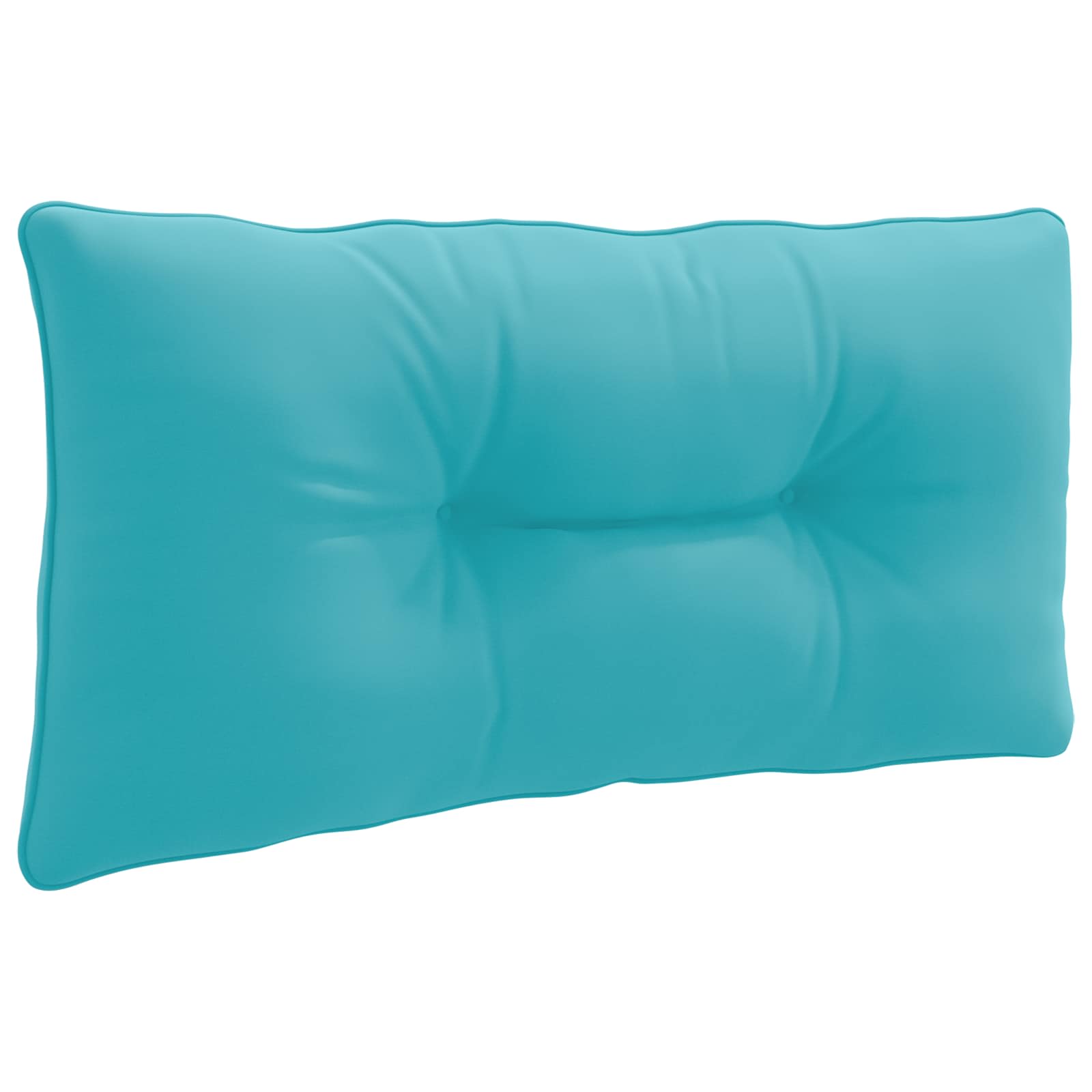Ryggkudde PUTTEN 100% Polyester Turkos 70 x 40 x 10 cm