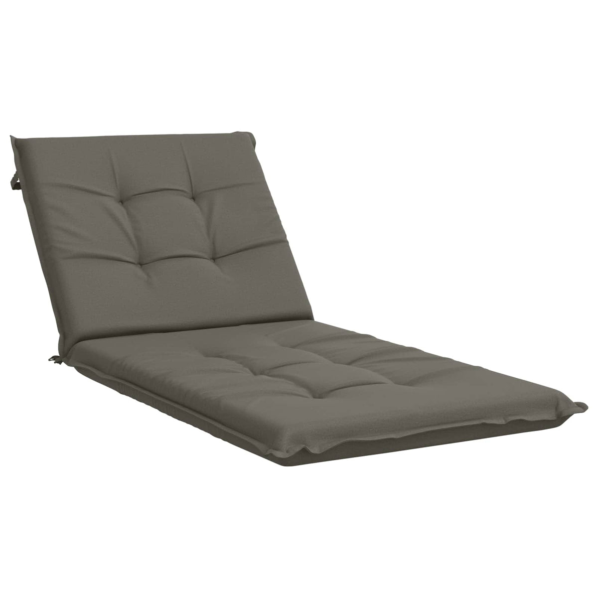 Solstol Kudde GEMERT 100% Polyester Grå 190 x 70 x 9 cm