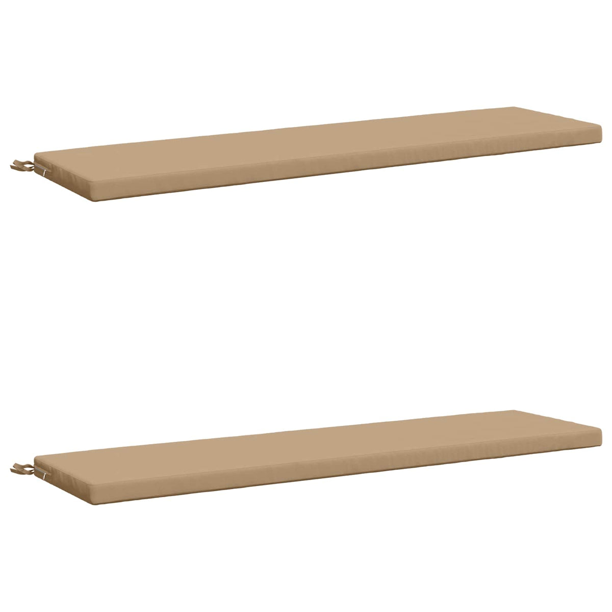 2-delade Bänk Kuddar SOEST 2 st 100% Polyester Sand