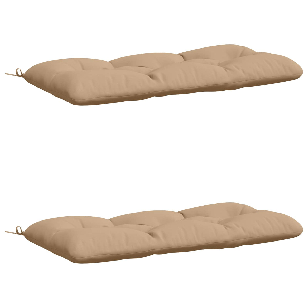 2-delade Bänk Kuddar VIANEN 100% Polyester Sand