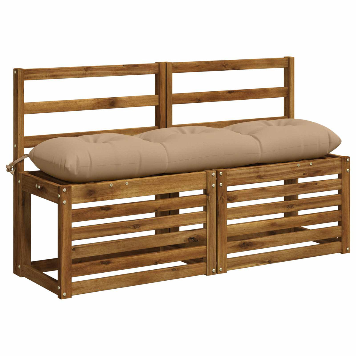 Bänk kudde VIANEN 100% Polyester Sand 110 x 30 x 12 cm