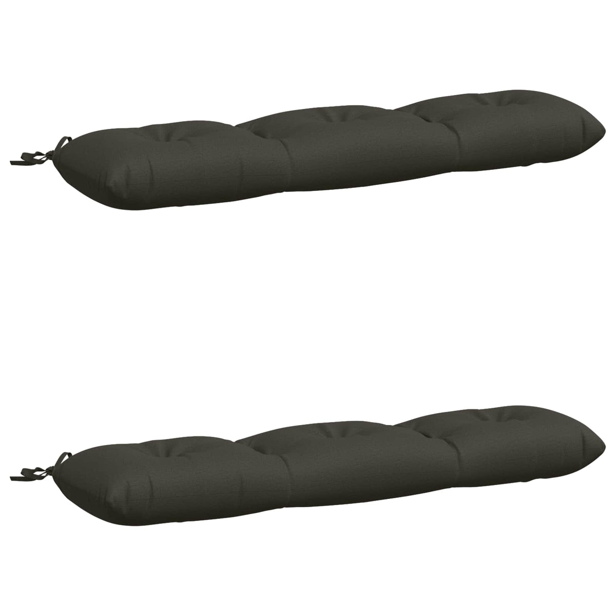 2-delade Bänk Kuddar VIANEN 100% Polyester Antracit