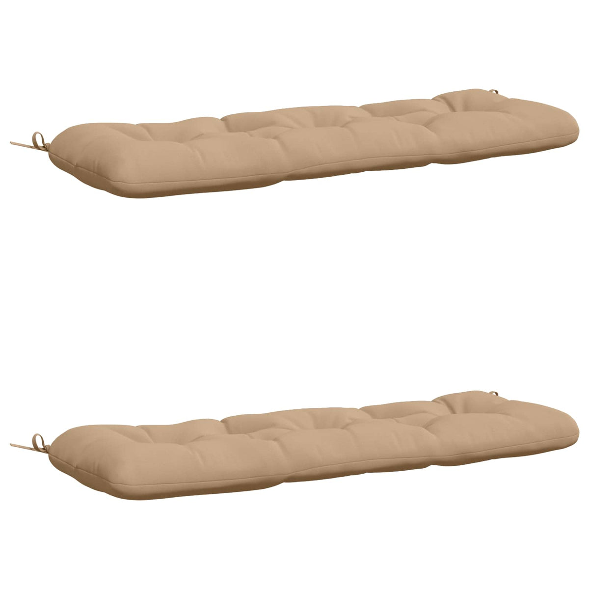 2-delade Bänk Kuddar VIANEN 100% Polyester Sand