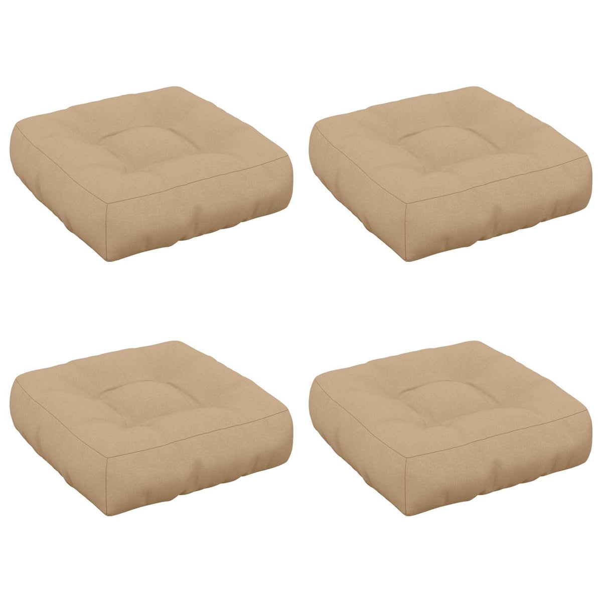 4-delade Sittdynor VIANEN 4 st 100% Polyester Sand