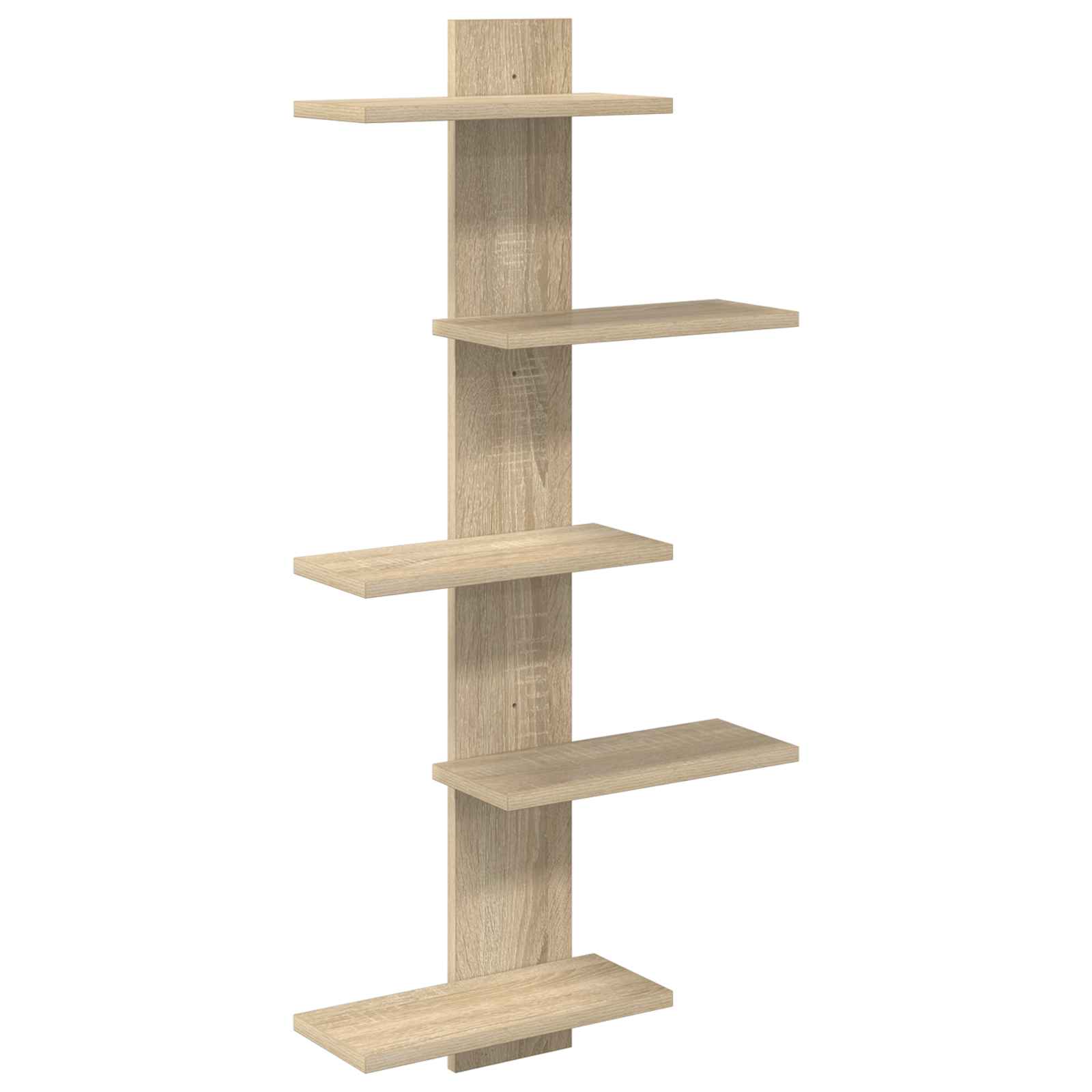 Väggflytande Hylla Sonoma-ek 48,5 x 15 x 101 cm Konstruerat trä