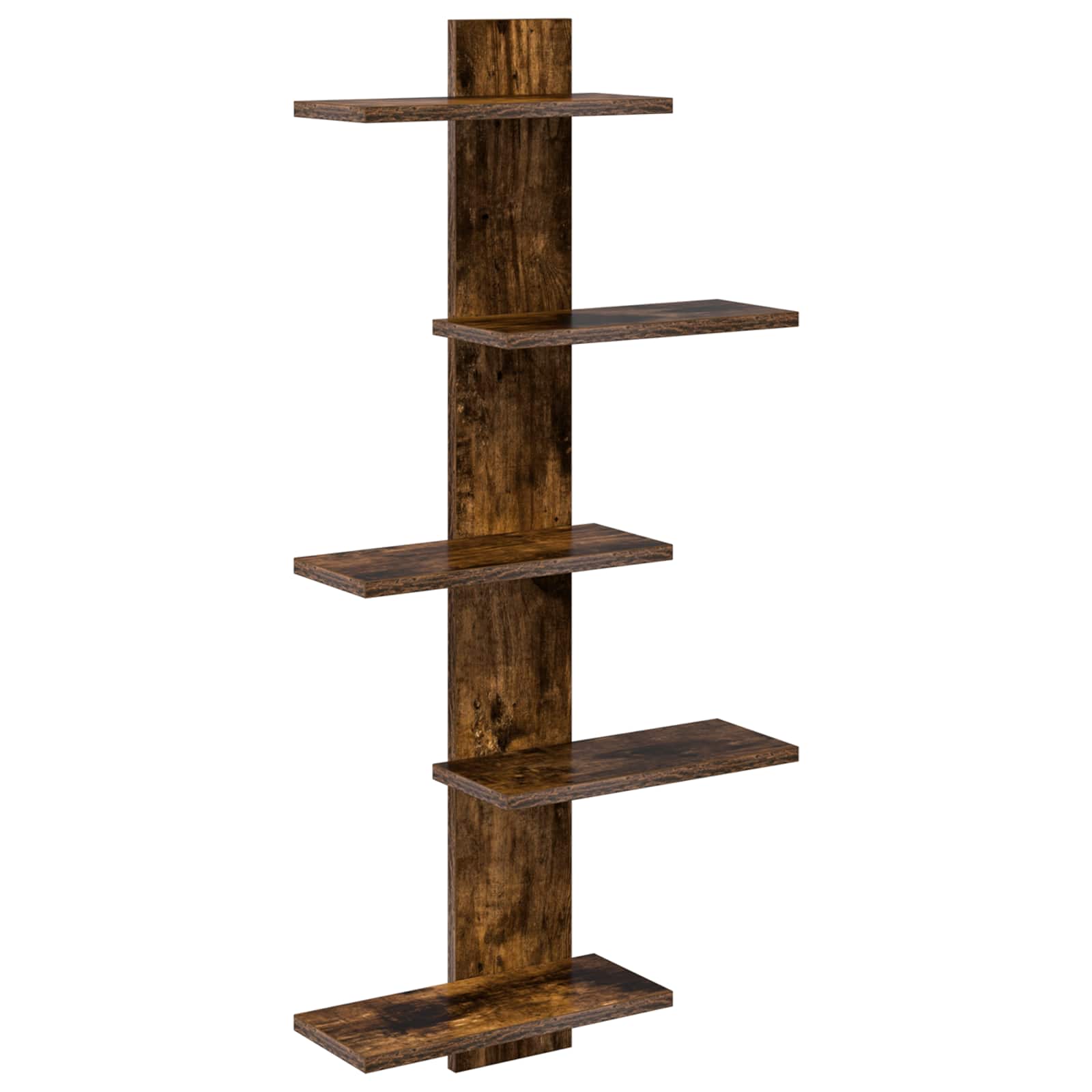 Väggflytande Hylla Rökt ek 48,5 x 15 x 101 cm Konstruerat trä