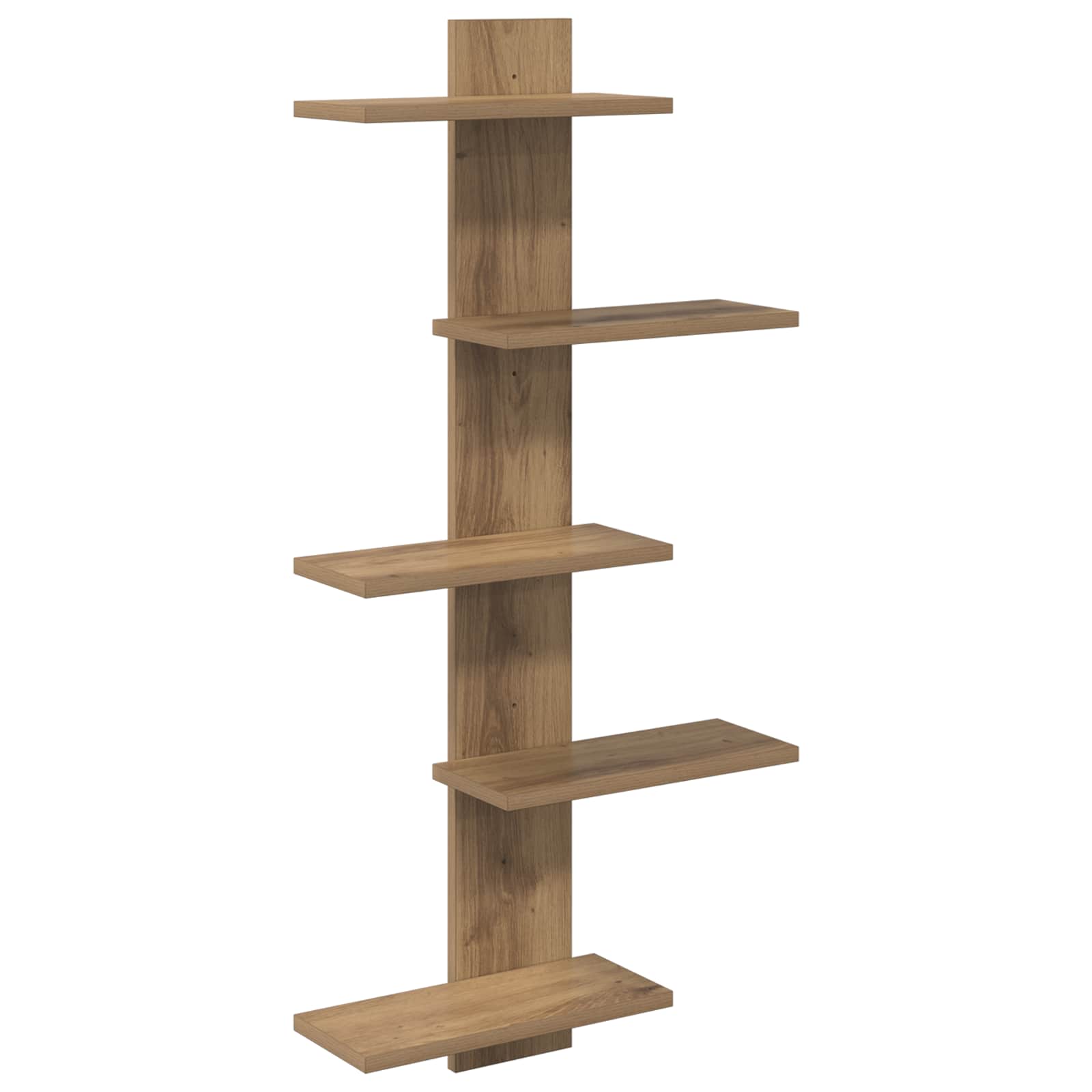 Väggflytande Hylla Artisan-ek 48,5 x 15 x 101 cm