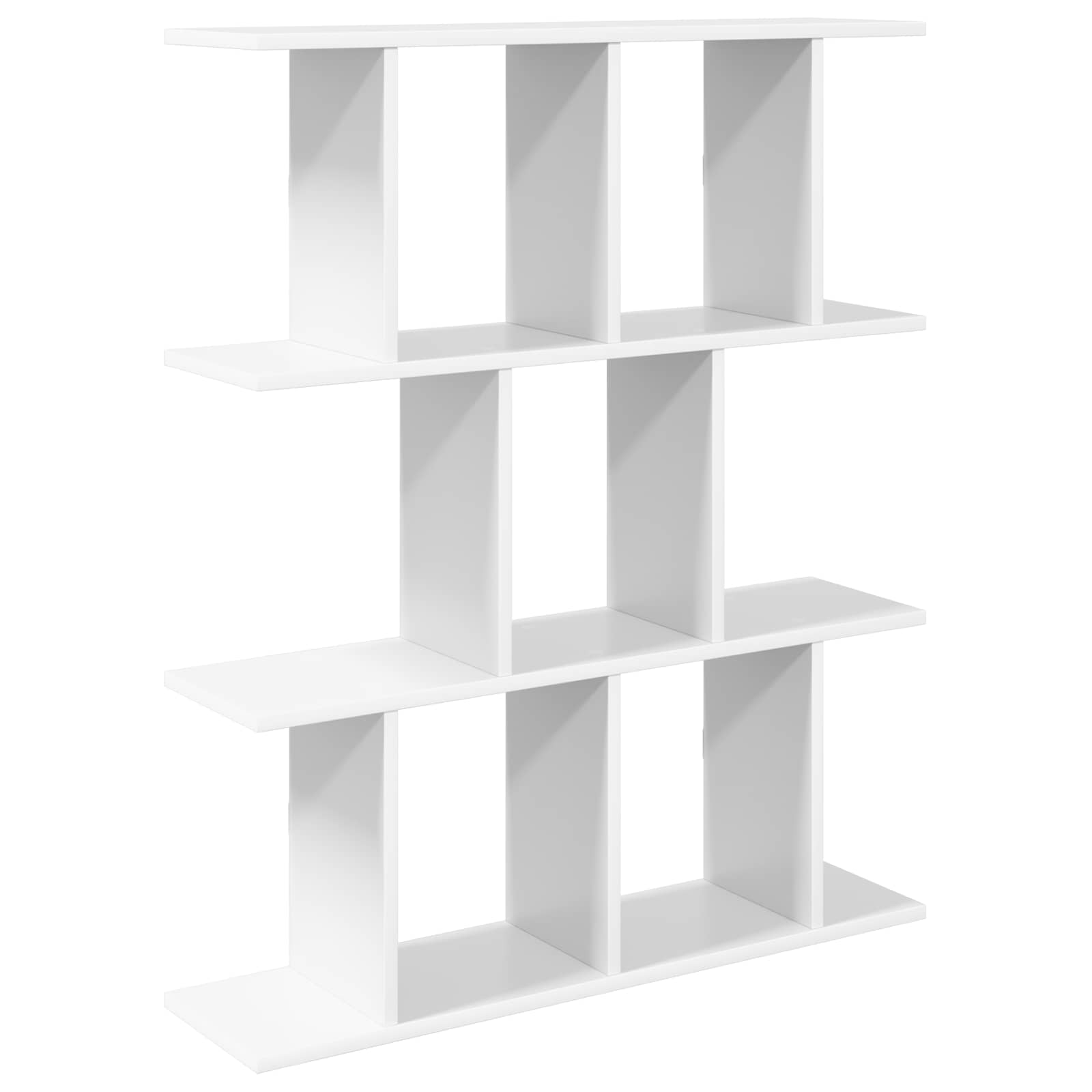 Vägg hylla Vit 80 x 20 x 96 cm Konstruerat trä