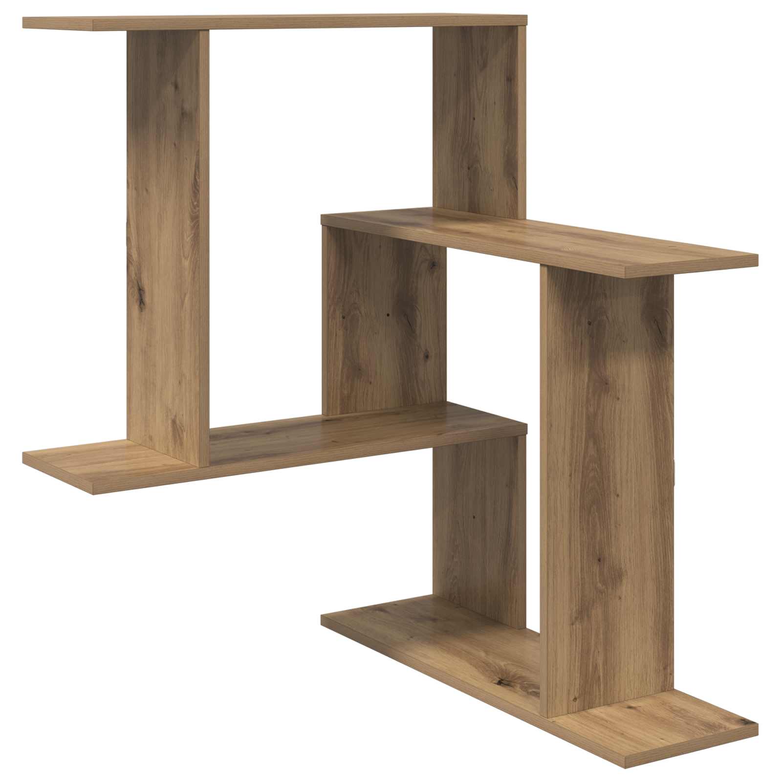 Vägg hylla Artisan-ek 67 x 67 x 87 cm Konstruerat trä