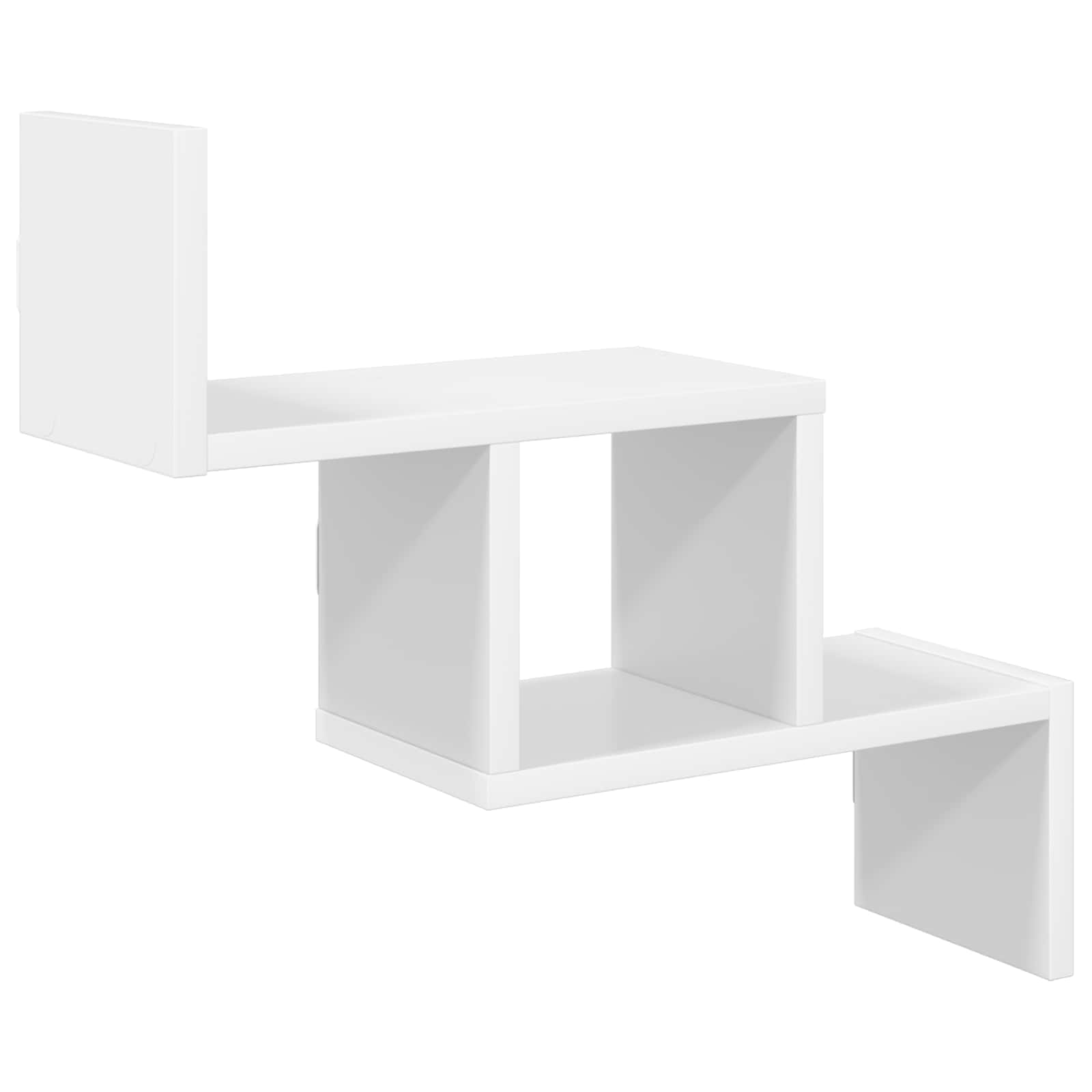 Vägg hylla Vit 48 x 15 x 42 cm Konstruerat trä