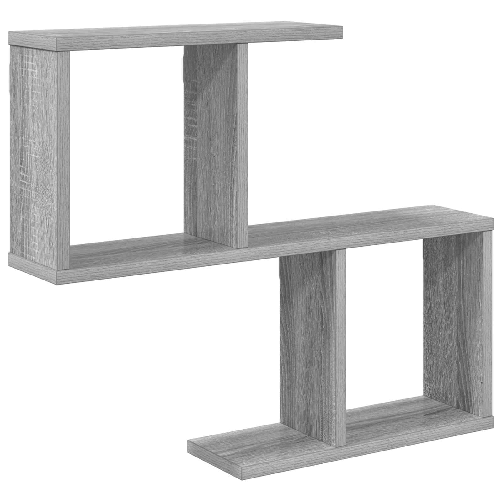 Vägg hylla Grå Sonoma 60 x 12 x 50,5 cm Konstruerat trä
