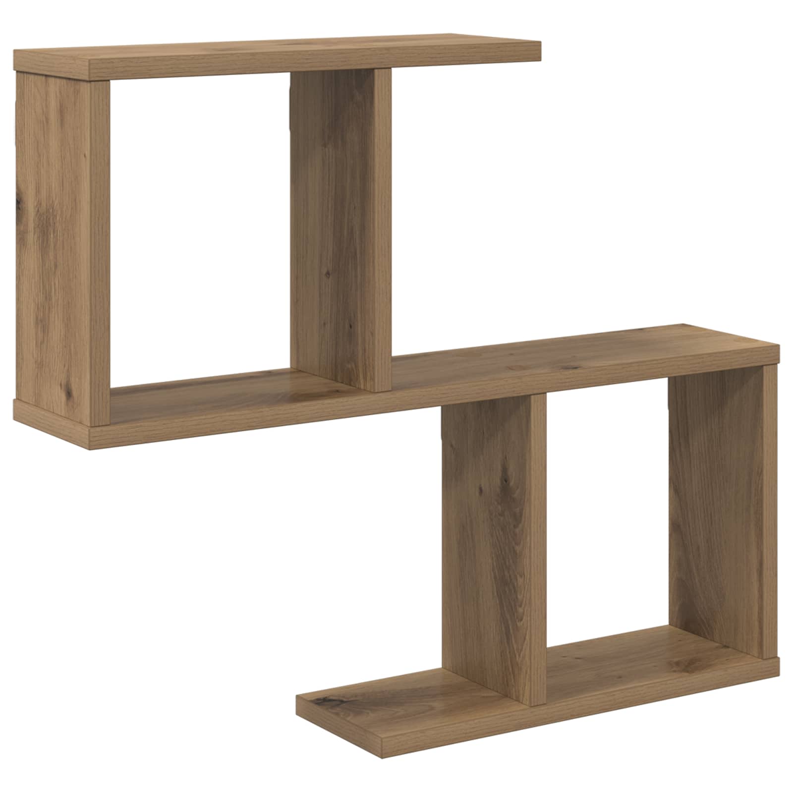 Vägg hylla Artisan-ek 60 x 12 x 50,5 cm Konstruerat trä