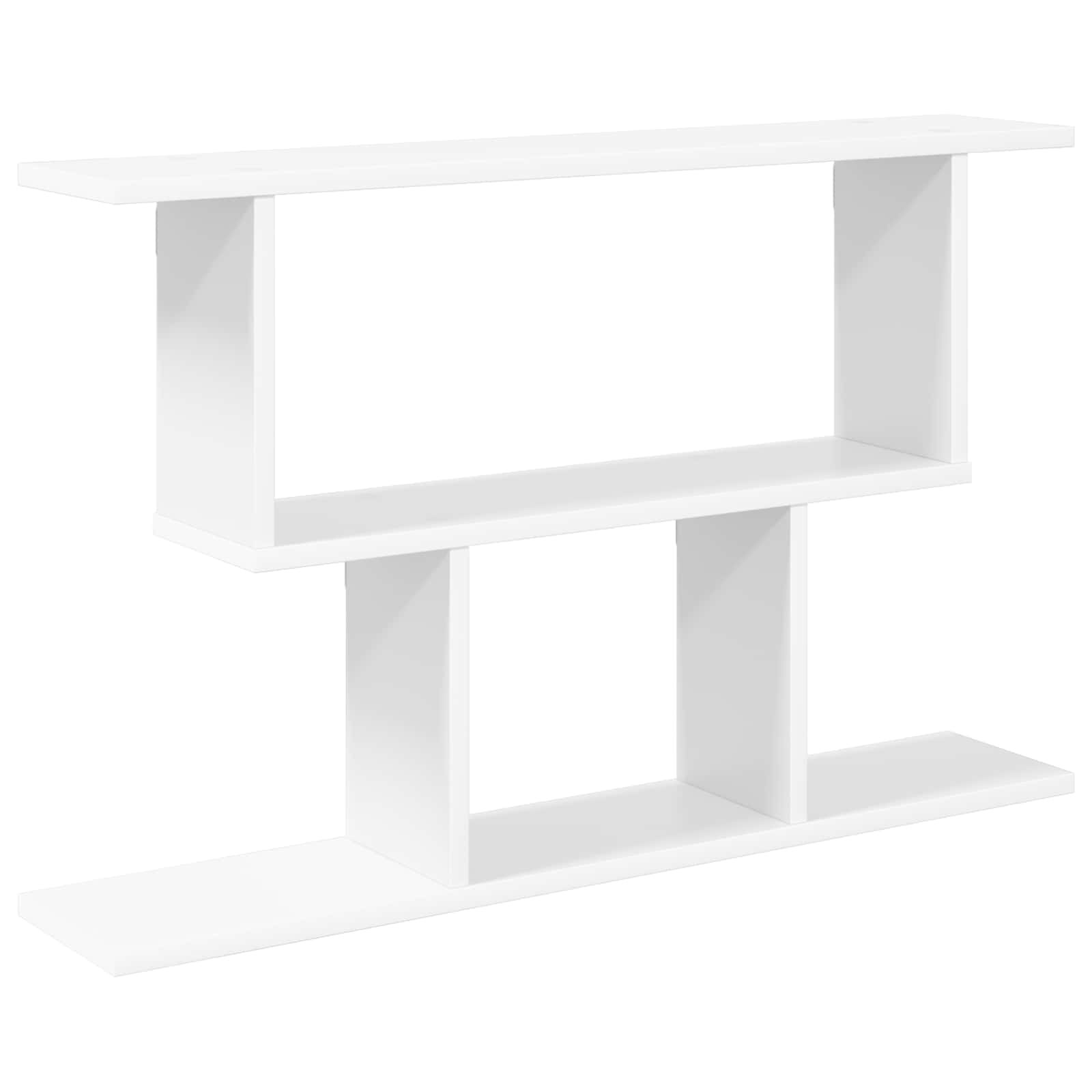 Vägg hylla Vit 80 x 15 x 50,5 cm Konstruerat trä