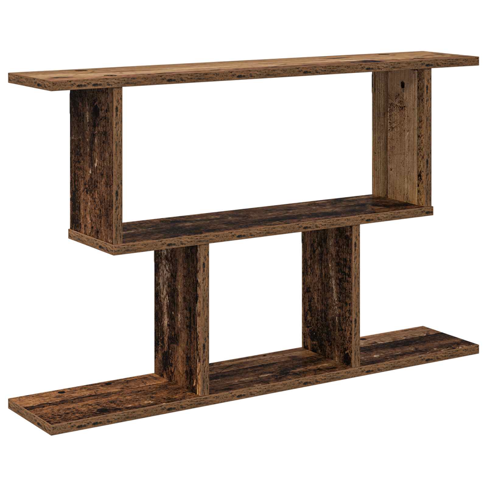 Vägg hylla Gammalt trä 80 x 15 x 50,5 cm Konstruerat trä